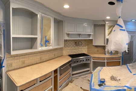 Kitchen Cabinet Re-Finishing And Painting In Ho-ho-kus, NJ